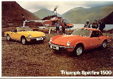 Triumph Spitfire - Mayfair Cards of London